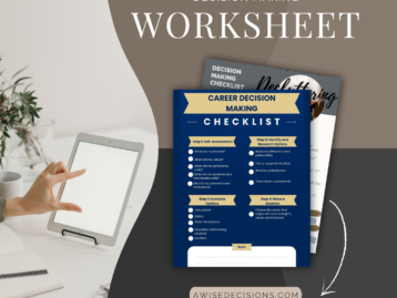 career decision making worksheet